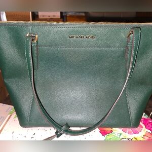 Michael Kors Green Tote Bag